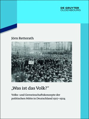 cover image of "Was ist das Volk?"